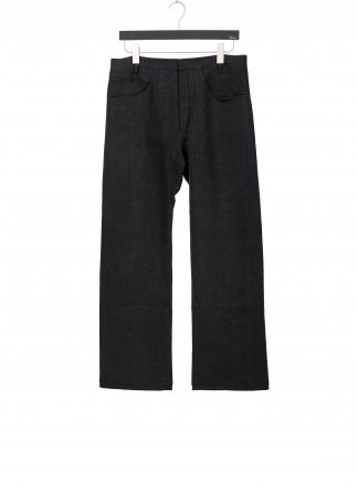 LABEL UNDER CONSTRUCTION 47FPN319 CMI DG Men Yoke Pockets Wide Jeans Pants Herren Hose Trousers linen dark grey hide m 1