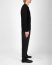 LABEL UNDER CONSTRUCTION 47YSW255 ZER3:2 BK Men Seamless Shoulder Grandad Neck Sweater Herren Pulli Pullover cotton black hide m 5