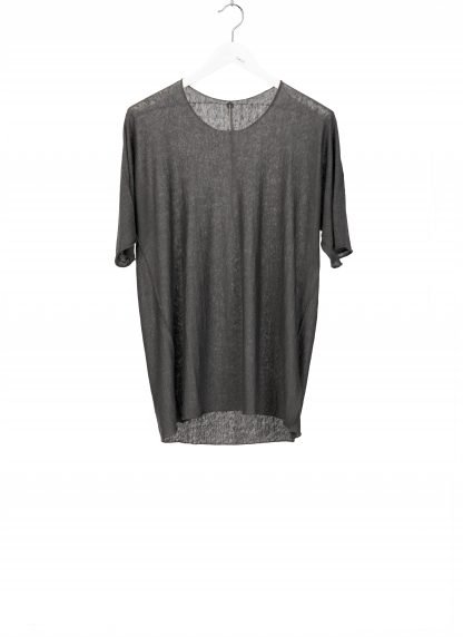 LABEL UNDER CONSTRUCTION 47YTS186 DUB GW Men Crew Neck Arched Tee Herren T Shirt grey dark brown hide m 1