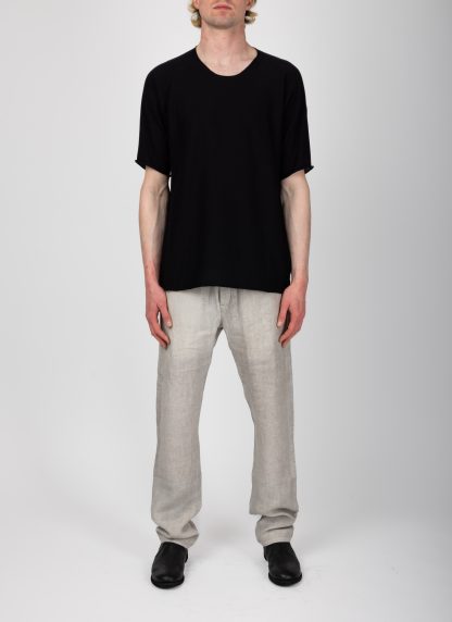 LABEL UNDER CONSTRUCTION 47YTS251 ZER3:1 BK Men Crew Neck Arched Tee Herren T Shirt schwarz black hide m 3