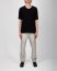 LABEL UNDER CONSTRUCTION 47YTS251 ZER3:1 BK Men Crew Neck Arched Tee Herren T Shirt schwarz black hide m 3