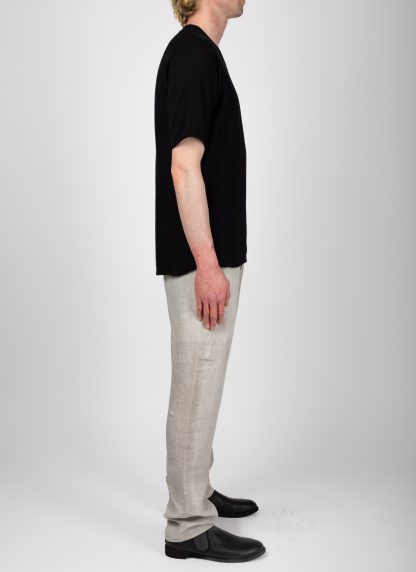 LABEL UNDER CONSTRUCTION 47YTS251 ZER3:1 BK Men Crew Neck Arched Tee Herren T Shirt schwarz black hide m 4