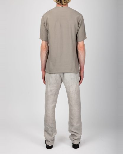 LABEL UNDER CONSTRUCTION 47YTS251 ZER3:1 DE Men Crew Neck Arched Tee Herren T Shirt dark beige hide m 5