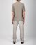 LABEL UNDER CONSTRUCTION 47YTS251 ZER3:1 DE Men Crew Neck Arched Tee Herren T Shirt dark beige hide m 5