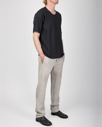 LABEL UNDER CONSTRUCTION 47YTS251 ZER3:1 DG Men Crew Neck Arched Tee Herren T Shirt dark grey hide m 4