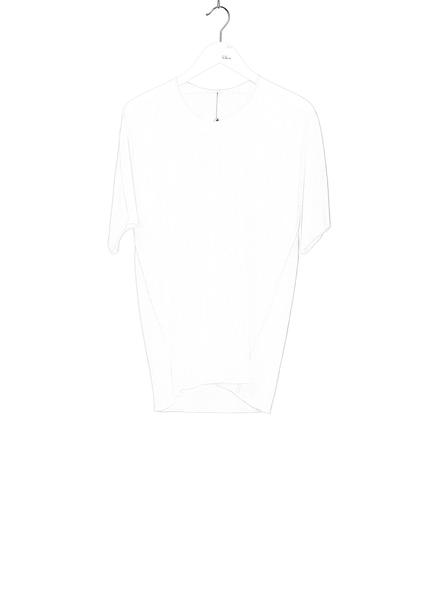 LABEL UNDER CONSTRUCTION 47YTS251 ZER3:1 OW Men Crew Neck Arched Tee Herren T Shirt optical white hide m 2