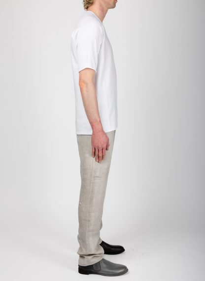 LABEL UNDER CONSTRUCTION 47YTS251 ZER3:1 OW Men Crew Neck Arched Tee Herren T Shirt optical white hide m 4