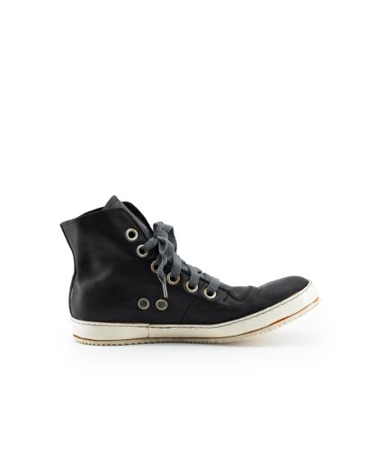 ADICIANNOVEVENTITRE A1923 AUGUSTA S2 Men Sneaker Herren Schuh black horse leather white rubber sole hide m 4