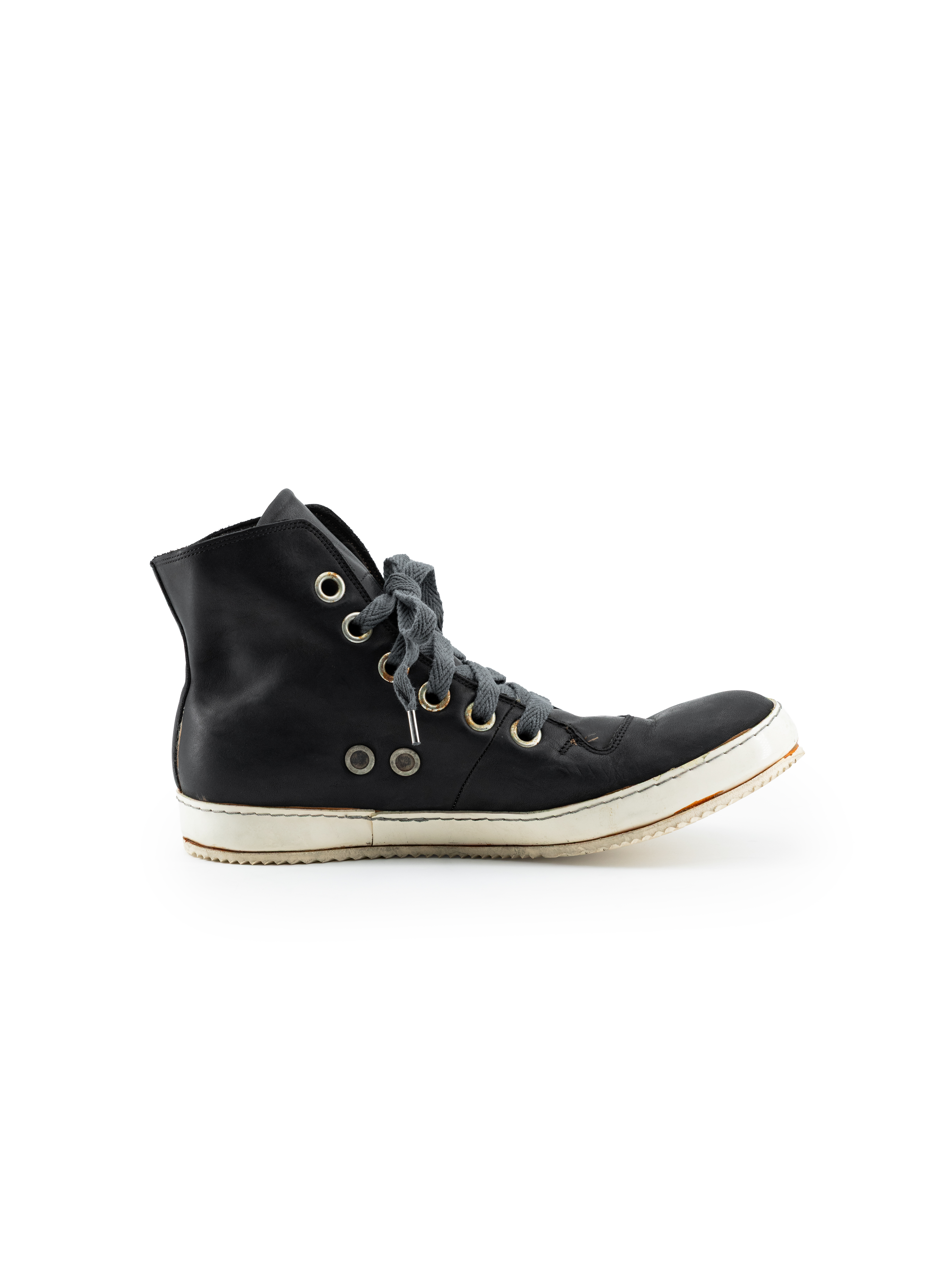 ADICIANNOVEVENTITRE A1923 AUGUSTA S2 Men Sneaker Herren Schuh black horse leather white rubber sole hide m 4
