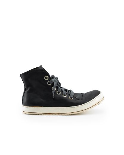 ADICIANNOVEVENTITRE A1923 AUGUSTA S2 Men Sneaker Herren Schuh black horse leather white rubber sole hide m 5