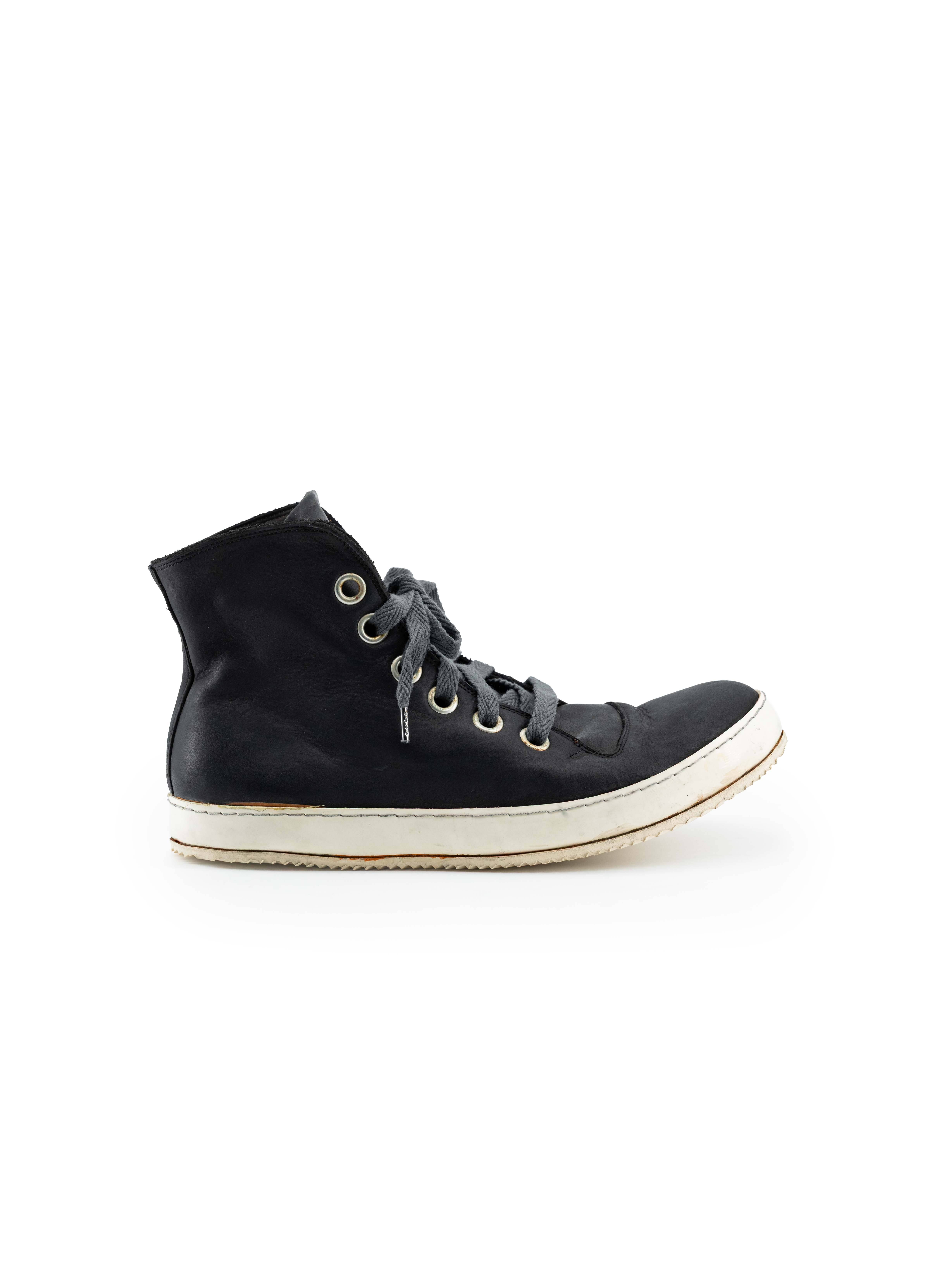 ADICIANNOVEVENTITRE A1923 AUGUSTA S2 Men Sneaker Herren Schuh black horse leather white rubber sole hide m 5