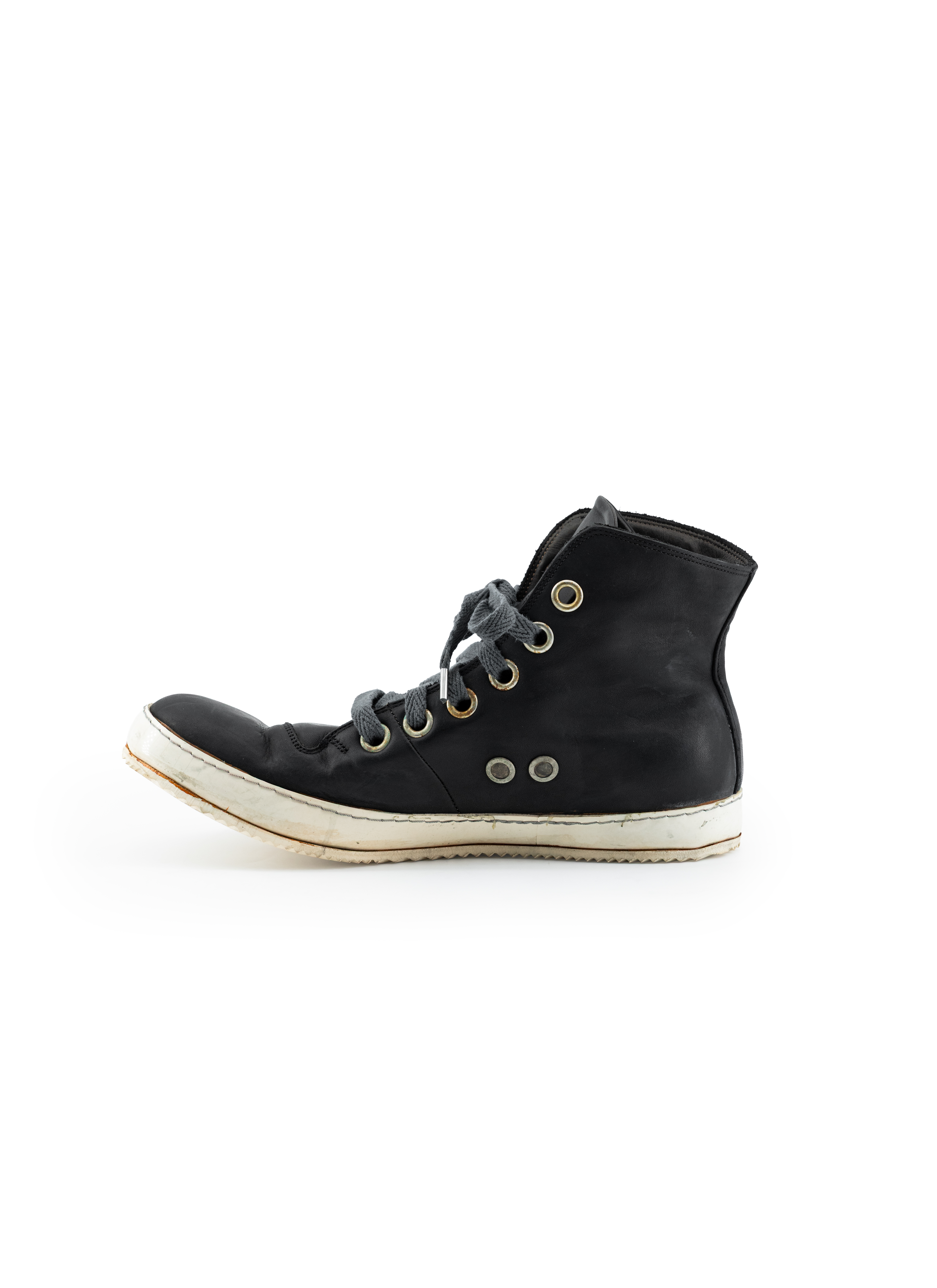 ADICIANNOVEVENTITRE A1923 AUGUSTA S2 Men Sneaker Herren Schuh black horse leather white rubber sole hide m 6