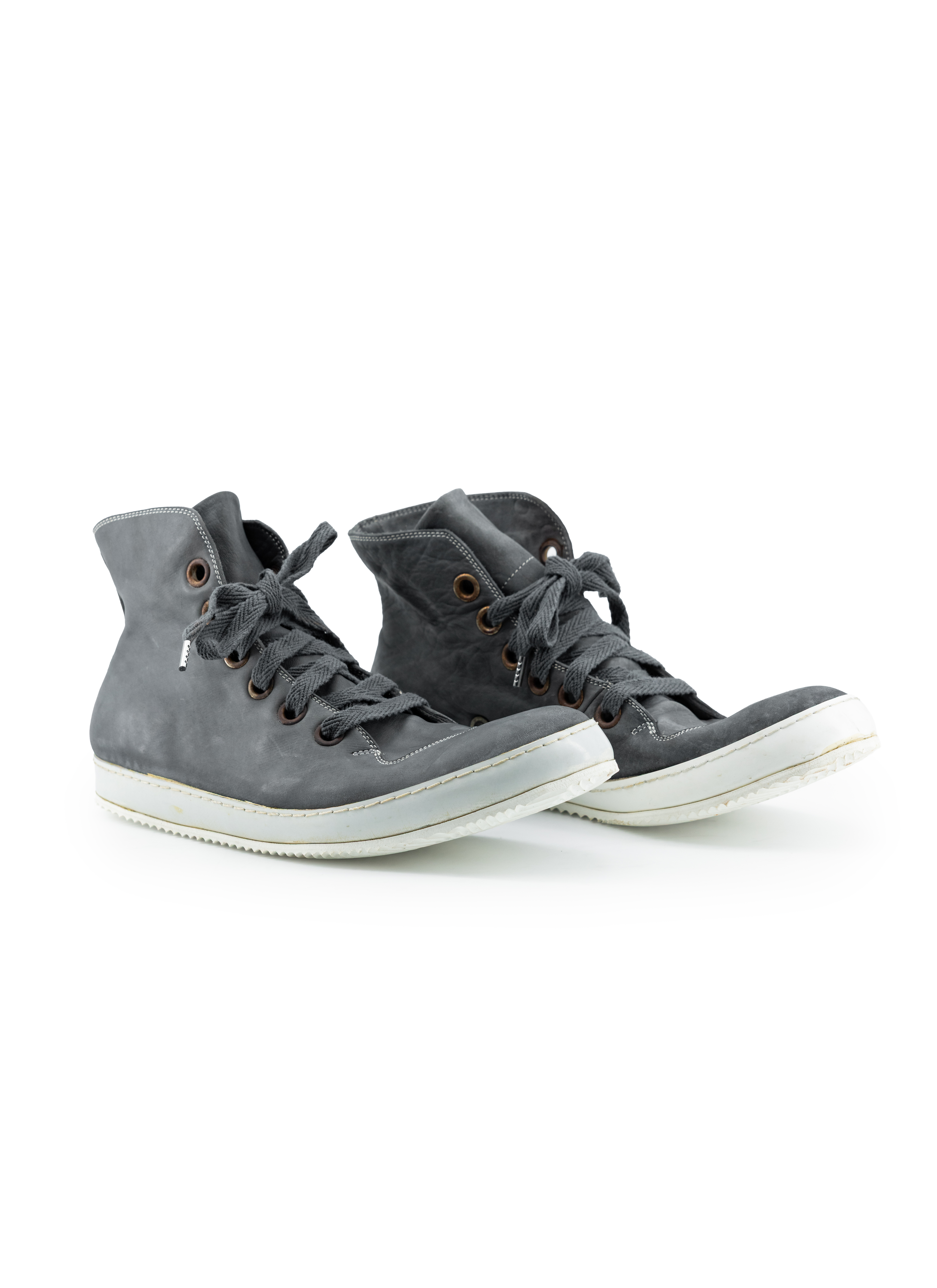ADICIANNOVEVENTITRE A1923 AUGUSTA S2 Men Sneaker Herren Schuh grey horse leather white rubber sole hide m 1