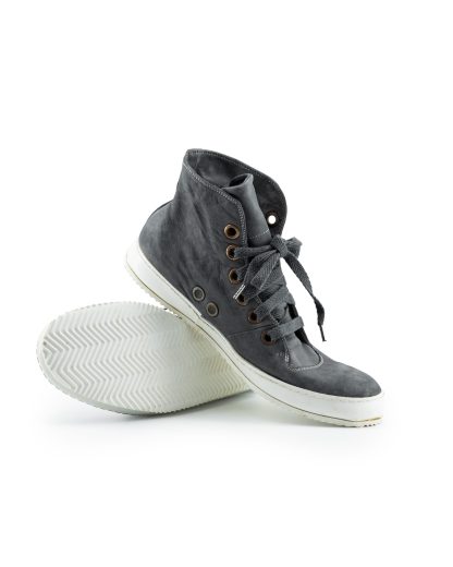 ADICIANNOVEVENTITRE A1923 AUGUSTA S2 Men Sneaker Herren Schuh grey horse leather white rubber sole hide m 10