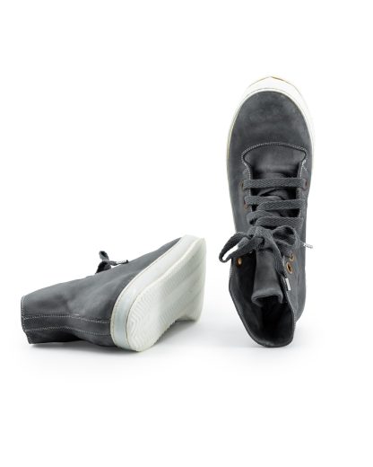ADICIANNOVEVENTITRE A1923 AUGUSTA S2 Men Sneaker Herren Schuh grey horse leather white rubber sole hide m 8