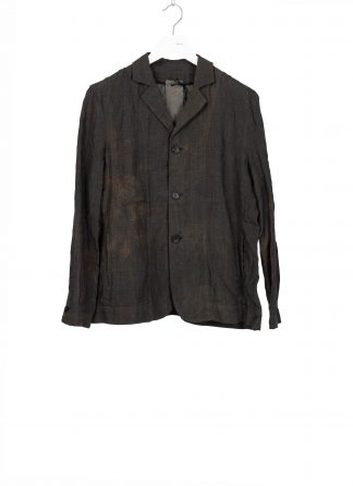 BIEK VERSTAPPEN BL02 A M 1C men blazer jacket herren jacke linen hand dyed grey green brown hide m 1