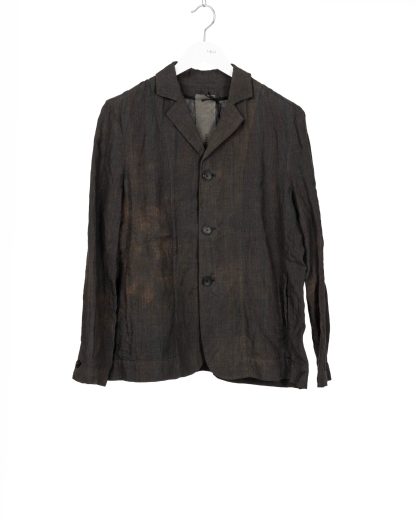 BIEK VERSTAPPEN BL02 A M 1C men blazer jacket herren jacke linen hand dyed grey green brown hide m 1