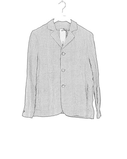 BIEK VERSTAPPEN BL02 A M 1C men blazer jacket herren jacke linen hand dyed grey green brown hide m 2