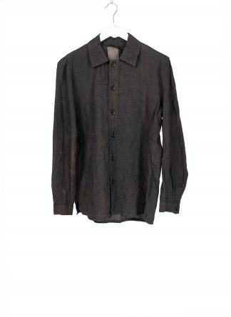 BIEK VERSTAPPEN TO15 M 1C Men Regular Fit Shirt herren hemd linen hand dyed grey green brown hide m 1