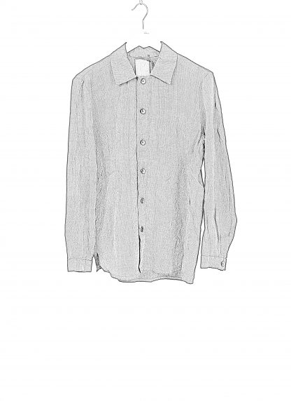 BIEK VERSTAPPEN TO15 M 1C Men Regular Fit Shirt herren hemd linen hand dyed grey green brown hide m 2