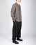 BIEK VERSTAPPEN TO17 M 1A Men Oversized Shirt herren hemd linen hand dyed grey brown hide m 4