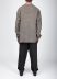 BIEK VERSTAPPEN TO17 M 1A Men Oversized Shirt herren hemd linen hand dyed grey brown hide m 6
