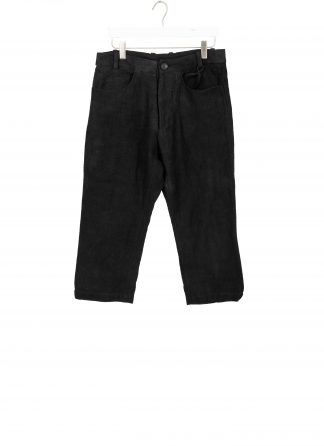 BIEK VERSTAPPEN TR04 M 9B Men Bou Trousers pants herren hose belgian linen hand dyed black hide m 1