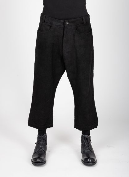 BIEK VERSTAPPEN TR04 M 9B Men Bou Trousers pants herren hose belgian linen hand dyed black hide m 3