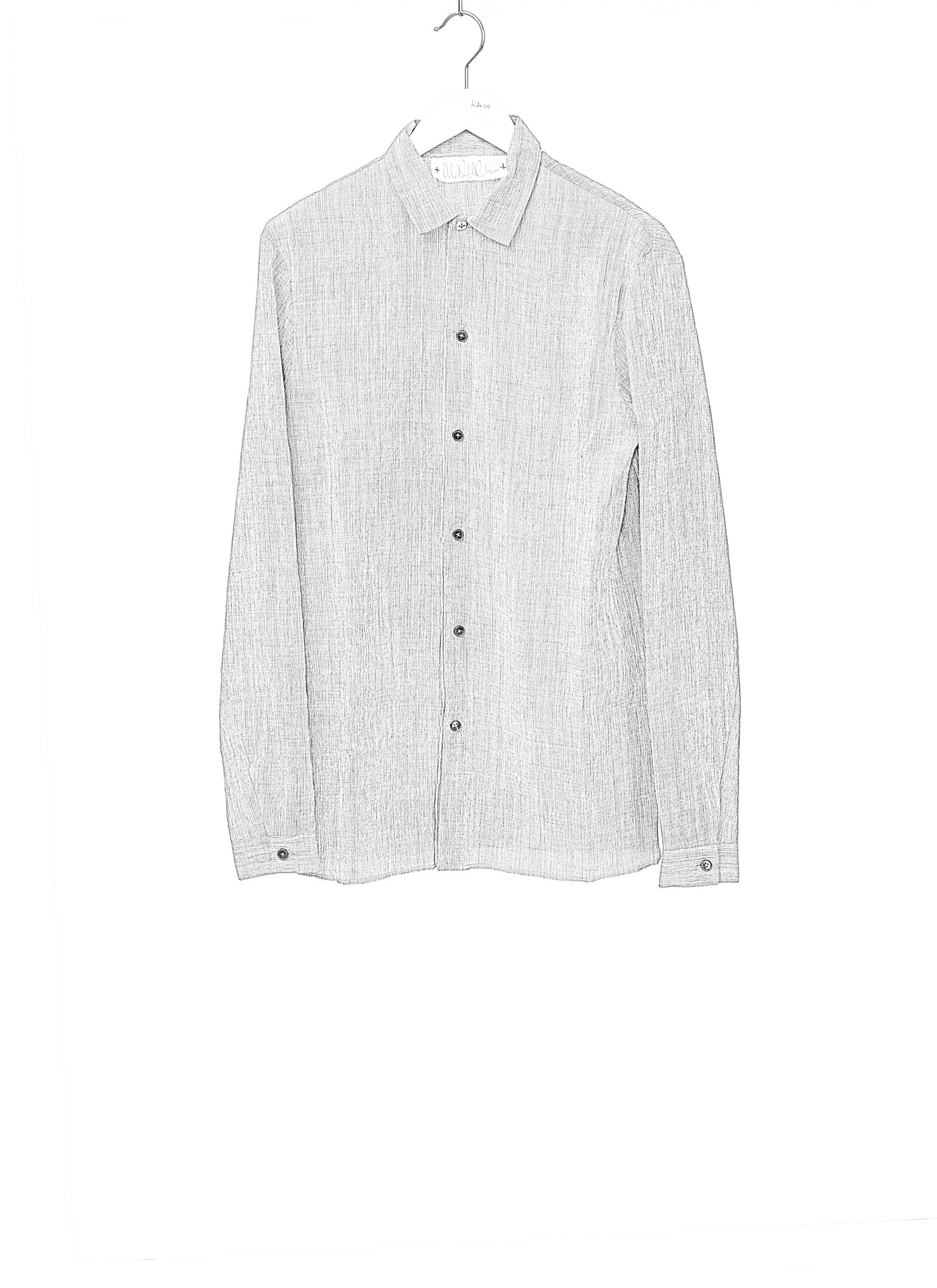 MA+ Maurizio Amadei H222 OJ003 Men Medium Fit Shirt Sartor Herren Hemd ramie coal hide m 2