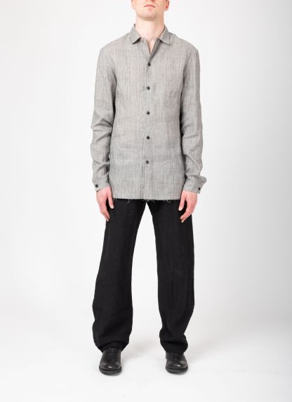 MA+ Maurizio Amadei H222 OJ003 Men Medium Fit Shirt Sartor Herren Hemd ramie coal hide m 3