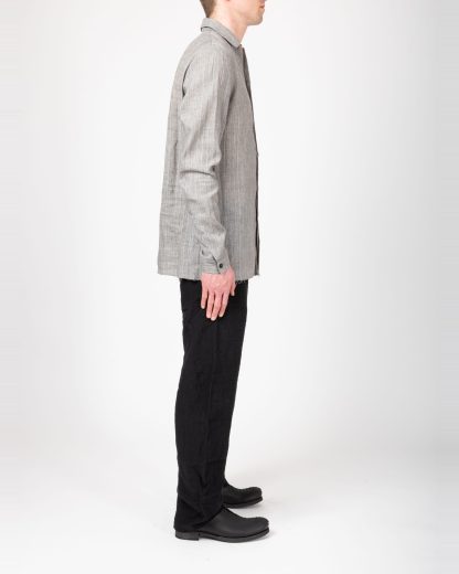 MA+ Maurizio Amadei H222 OJ003 Men Medium Fit Shirt Sartor Herren Hemd ramie coal hide m 5