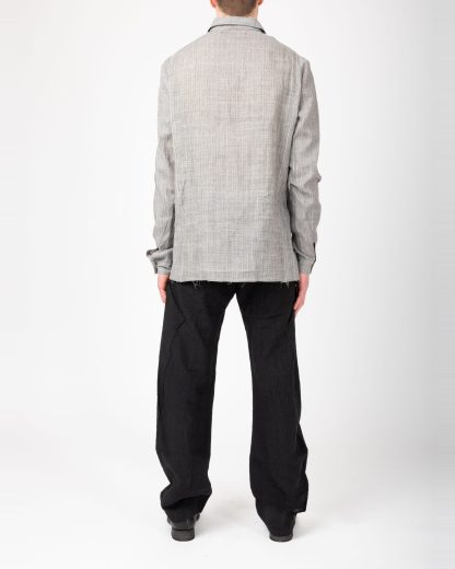 MA+ Maurizio Amadei H222 OJ003 Men Medium Fit Shirt Sartor Herren Hemd ramie coal hide m 6
