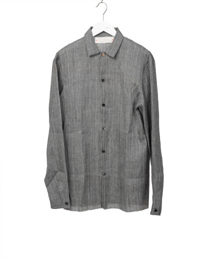 MA+ Maurizio Amadei H222 OJ010 Men Medium Fit Shirt Sartor Herren Hemd ramie dark coal hide m 1