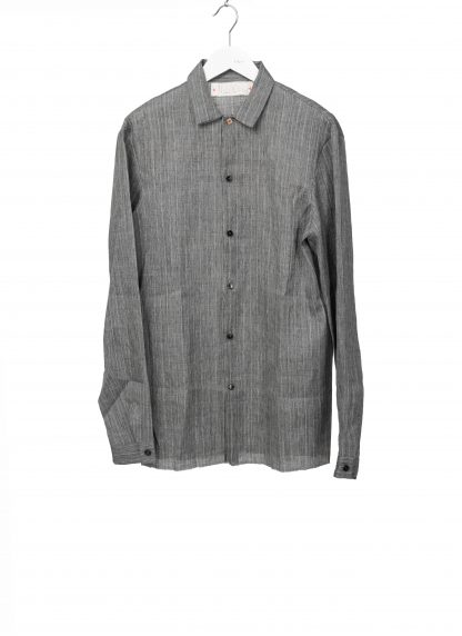 MA+ Maurizio Amadei H222 OJ010 Men Medium Fit Shirt Sartor Herren Hemd ramie dark coal hide m 1