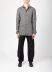 MA+ Maurizio Amadei H222 OJ010 Men Medium Fit Shirt Sartor Herren Hemd ramie dark coal hide m 3