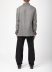 MA+ Maurizio Amadei H222 OJ010 Men Medium Fit Shirt Sartor Herren Hemd ramie dark coal hide m 6