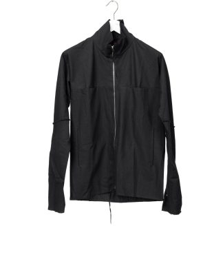 MA+ Maurizio Amadei H252DZ:P CMR Men Zipped Tall Collar Shirt Jacket Herren Zip Jacke cotton black hide m 1