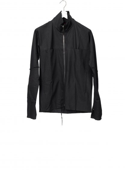 MA+ Maurizio Amadei H252DZ:P CMR Men Zipped Tall Collar Shirt Jacket Herren Zip Jacke cotton black hide m 1