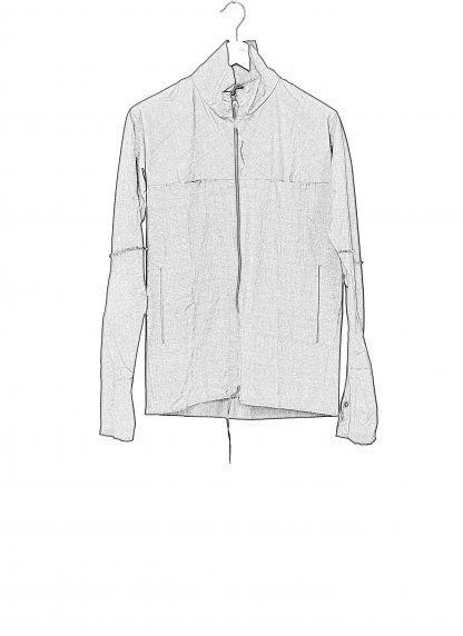 MA+ Maurizio Amadei H252DZ:P CMR Men Zipped Tall Collar Shirt Jacket Herren Zip Jacke cotton black hide m 2