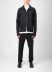 MA+ Maurizio Amadei H252DZ:P CMR Men Zipped Tall Collar Shirt Jacket Herren Zip Jacke cotton black hide m 5