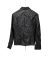 MA+ Maurizio Amadei J250Z+ SY10 Men Zipped Trucker Jacket Silver Crosses Herren Leder Jacke cow leather black hide m 1