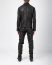 MA+ Maurizio Amadei J250Z+ SY10 Men Zipped Trucker Jacket Silver Crosses Herren Leder Jacke cow leather black hide m 11