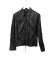 MA+ Maurizio Amadei J250Z+ SY10 Men Zipped Trucker Jacket Silver Crosses Herren Leder Jacke cow leather black hide m 3