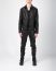 MA+ Maurizio Amadei J250Z+ SY10 Men Zipped Trucker Jacket Silver Crosses Herren Leder Jacke cow leather black hide m 5