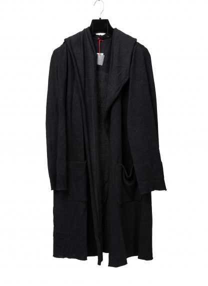 MA+ Maurizio Amadei NC328 NCP Men Hooded Cardigan Jacket Herren Jacke cotton paper black hide m 1