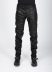 MA+ Maurizio Amadei P211 SY 1.0 Men 5 Pocket Medium Fit Pants Herren Leder Hose cow leather black hide m 3