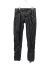 MA+ Maurizio Amadei P211+ SY 1.0 Men 5 Pocket Medium Fit Pants With Silver Crosses Herren Leder Hose cow leather black hide m 1