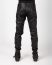 MA+ Maurizio Amadei P211+ SY 1.0 Men 5 Pocket Medium Fit Pants With Silver Crosses Herren Leder Hose cow leather black hide m 7