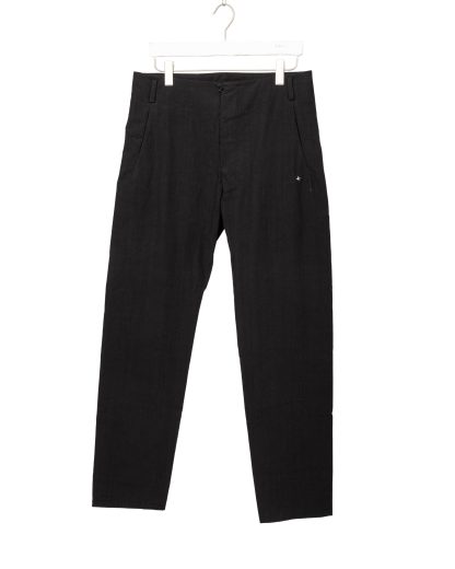MA+ Maurizio Amadei P383 CMR Men 3 Pocket Straight Leg Medium Fit Pants Herren Hose Trousers cotton black hide m 1