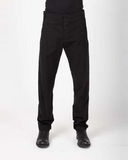 MA+ Maurizio Amadei P383 CMR Men 3 Pocket Straight Leg Medium Fit Pants Herren Hose Trousers cotton black hide m 3